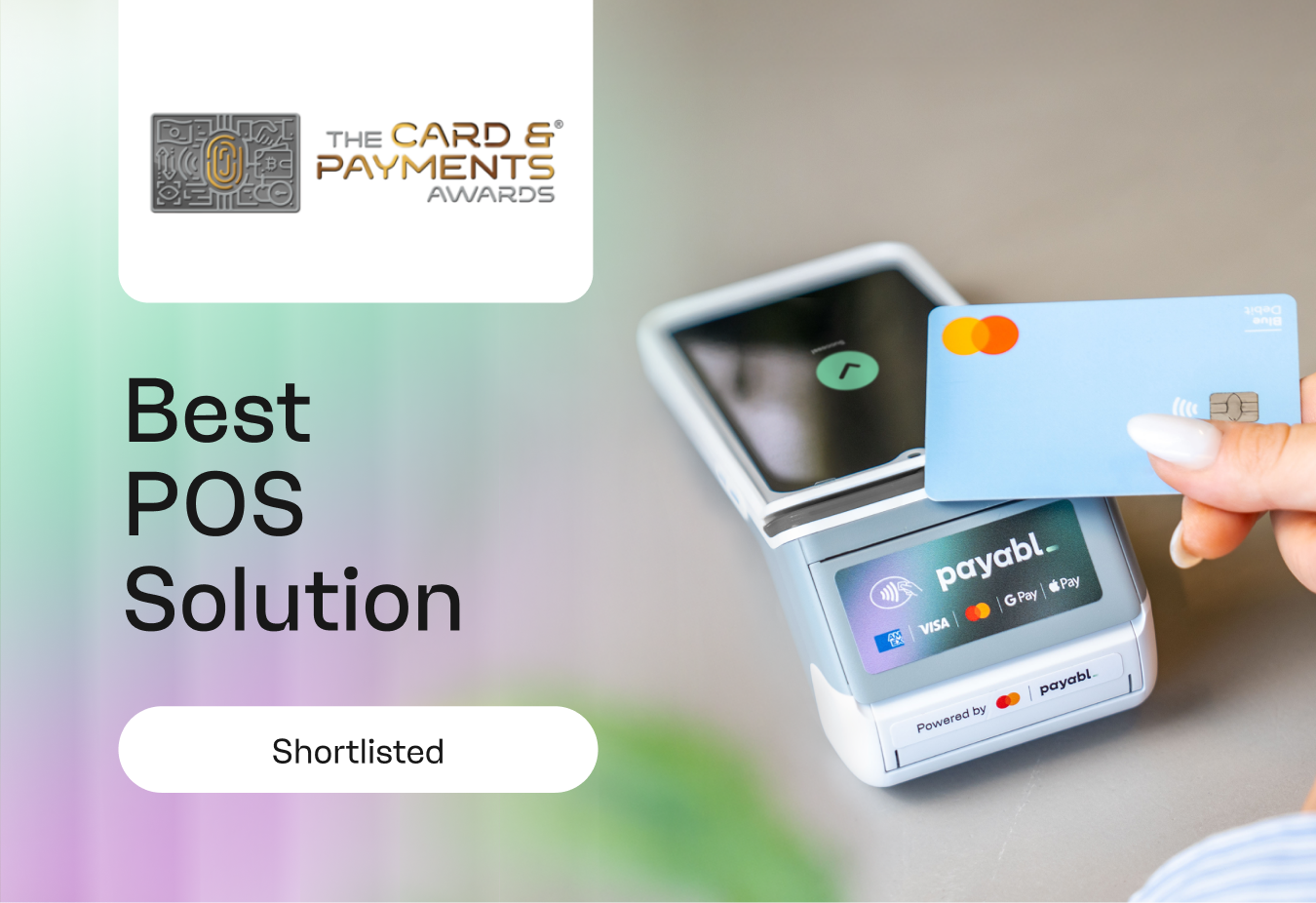 payabl. shortlisted for Best POS Solution at the Card & Payments Awards 2026