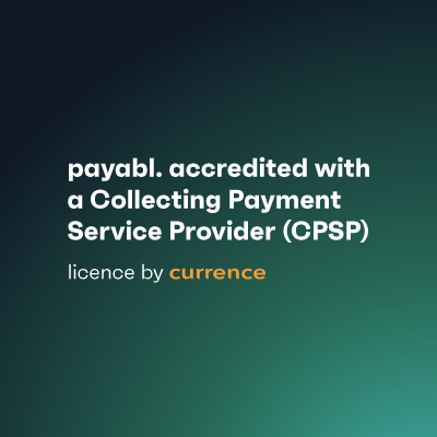 payabl. becomes accredited with a Collecting Payment Service Provider (CPSP) licence
