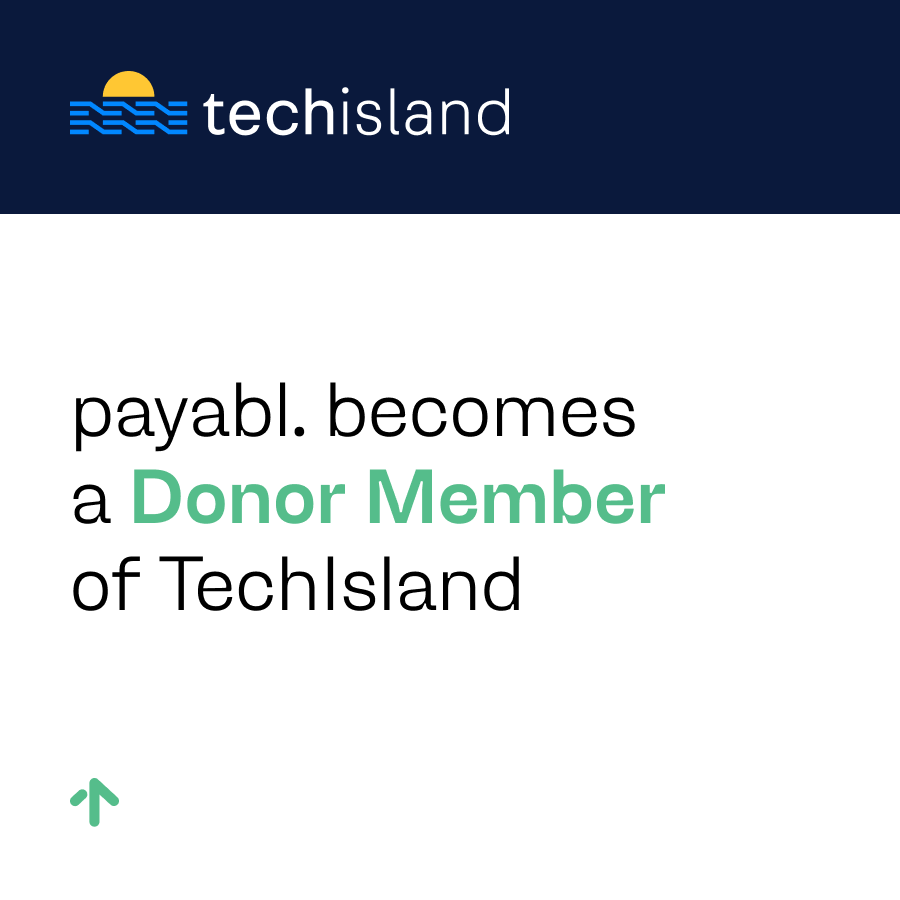 payabl. becomes a Donor Member of TechIsland