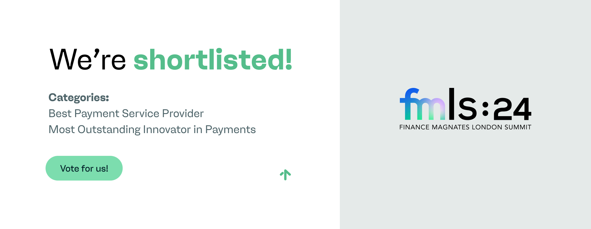 payabl. Nominated for Two Awards at the FMLS Awards