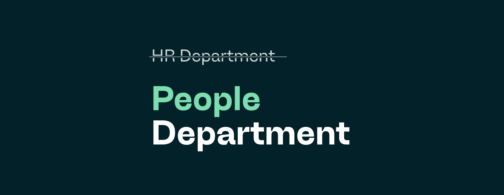 From Human Resources to People Department – A Journey of Transformation and Growth