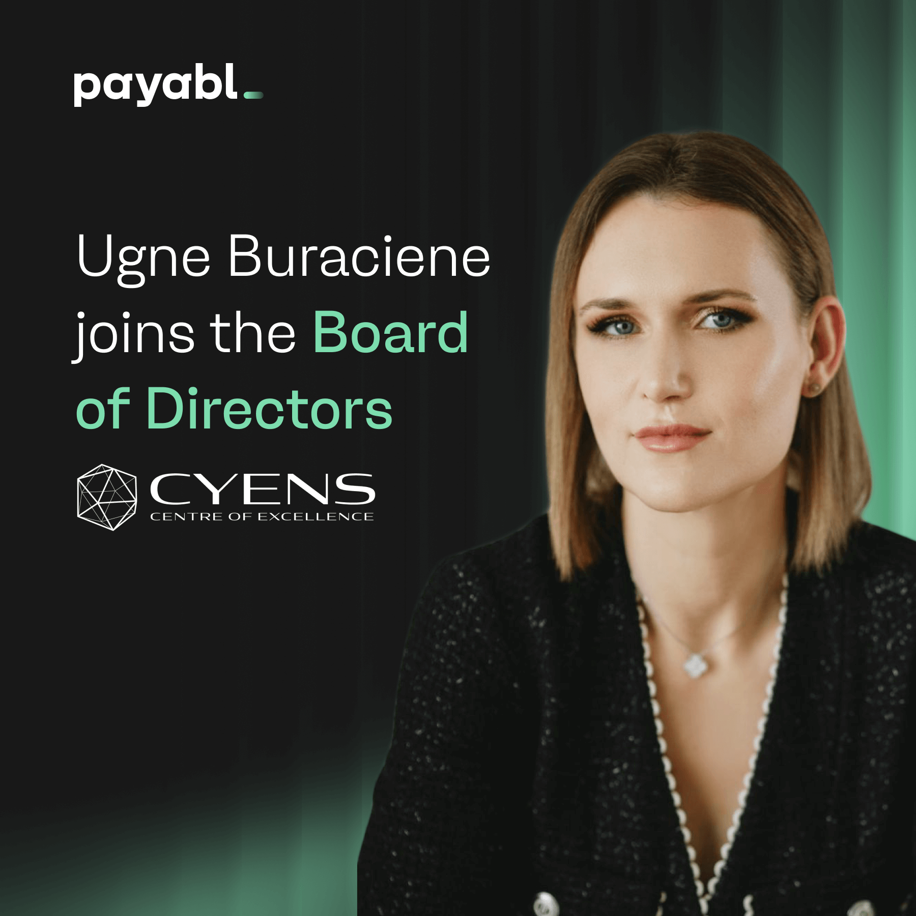 Ugne Buraciene appointed to the Board of CYENS Centre of Excellence