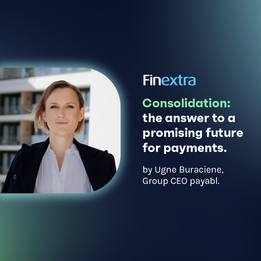 Consolidation: the answer to a promising future for payments