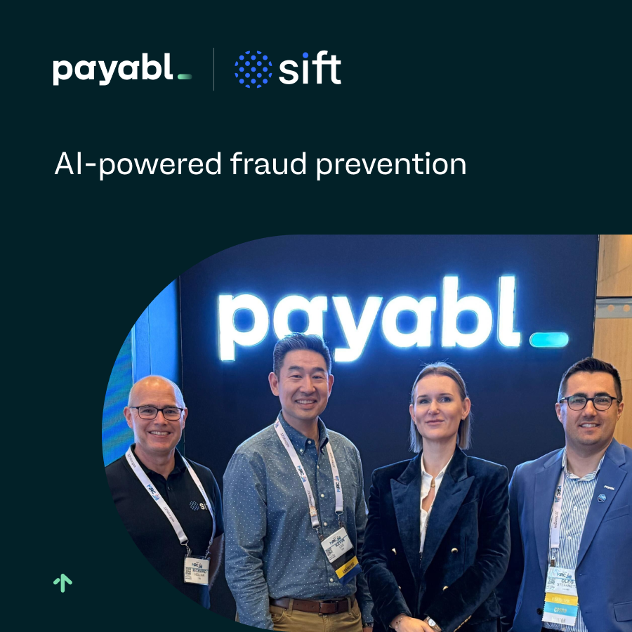 payabl. leverages Sift’s AI-powered fraud platform to protect businesses from fraud